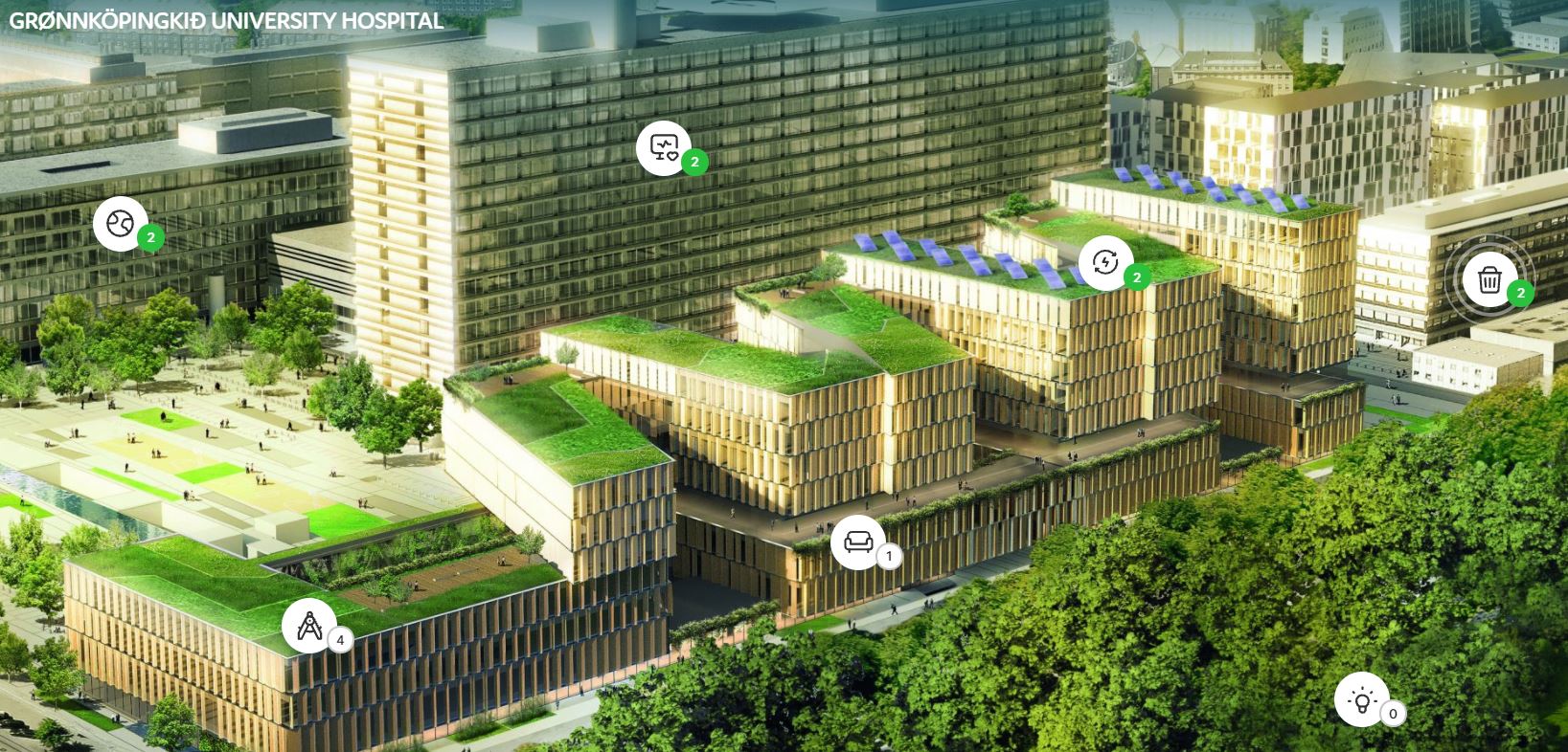 Grønnköpingkið Hospital - World's Greenest Hospital